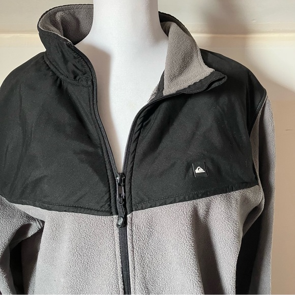 Men’s Quiksilver Zip Up Fleece Jacket size Large - Picture 2 of 5